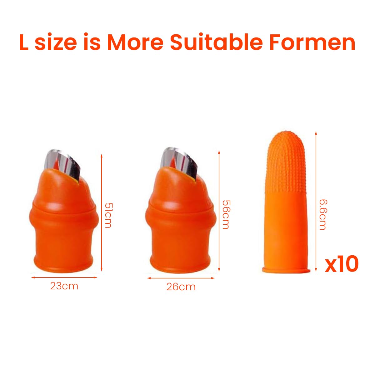 HASTHIP 2Pcs Stainless Steel Thumb Cutter, Gardening Mini Branch Cutter, Multi Purpose Thumb Cutter with 10Pcs Silicone Finger Protector for Harvesting, Plants Picking, Trimming