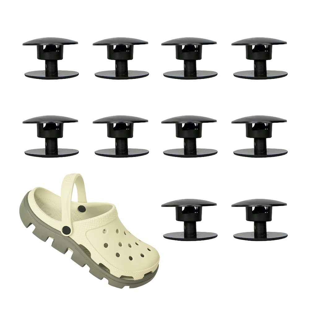 ZIBUYU Replacement Rivets for Crocs Shoes Strap Repair with Resin Fastener Buttons 100 pcs