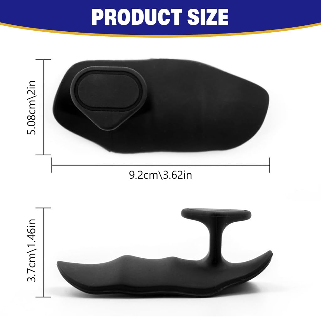 Proberos Weight Lifting Grips for Deadlifts and Pull-Ups with Anti-Slip Rubber Palm Protection | Black