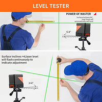 Verilux® Laser Level, 50ft Cross Line Portable Laser Level Machine with Self Leveling, Leser Leval Mesuring Product for Construction, Laser Level Machine 2*AAA Battery Powered(Not included)