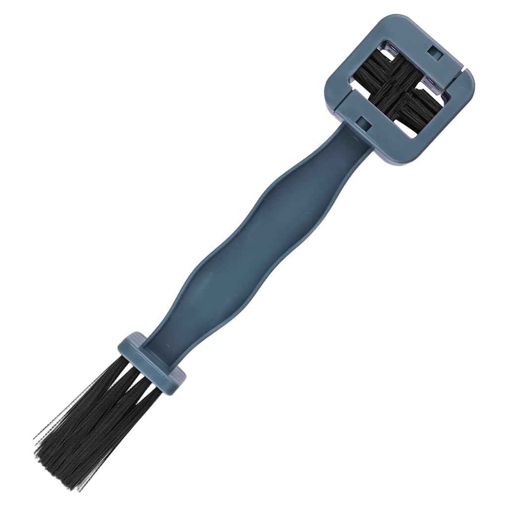 STHIRA Chain Cleaning Brush with Dual Head and Detachable 4-Side Scrubber for Bicycles & Motorcycles