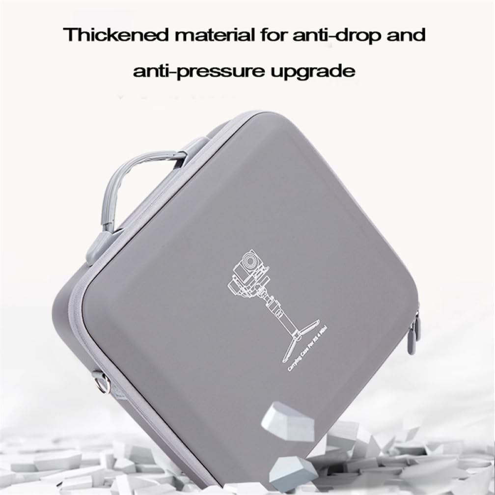 ZORBES RS4 Mini Bag for RS 4 Mini Gimbal Storage featuring Hard Shell PU Exterior | Travel Shoulder Case with Multi Compartment Design