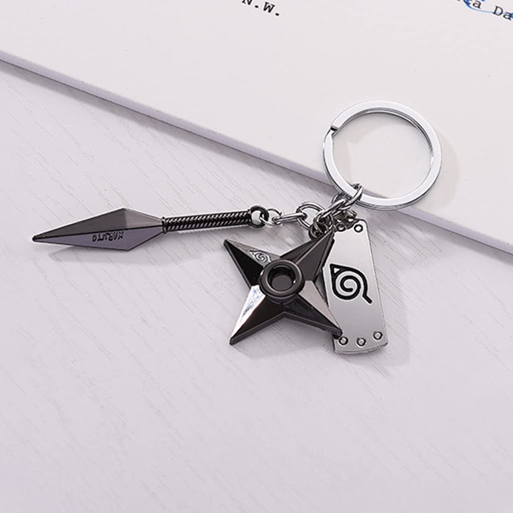 PATPAT Key Chain for Kids featuring Three Cartoon Anime Pendants | Bag and Car Charm Gift