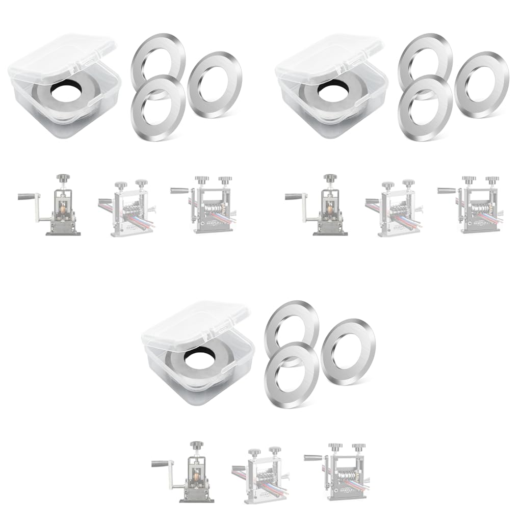 Serplex Replacement Ring Blades for Cable Stripping Tool featuring Precise Fit and 9PCS Set