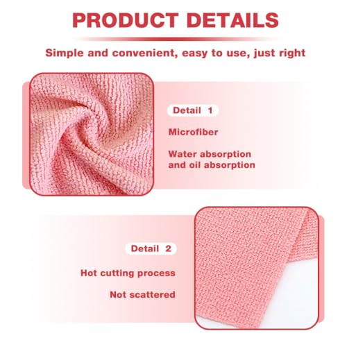 HASTHIP® Washable All Purpose Wash Cloth for Kitchen, Car, House, Office Pack of 20