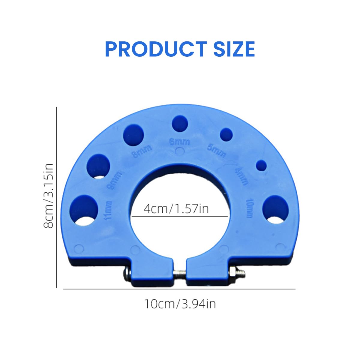 Serplex Drill Bit Sharpener for 4mm–11mm Twist Bits with Angle Grinder Attachment | ABS Body