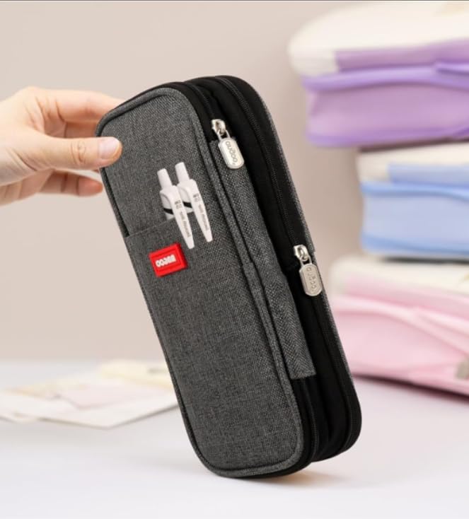 Zibuyu Pencil Case for School, Office and Travel with Multi Compartments | Stylish Organizer Pouch