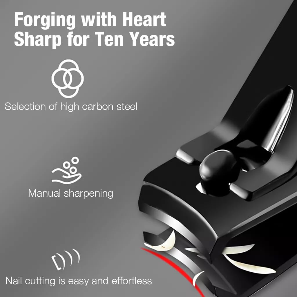 ZIBUYU Pedicure Kit for Women and Men with 18PCS Stainless Steel Tools | Ergonomic Grip