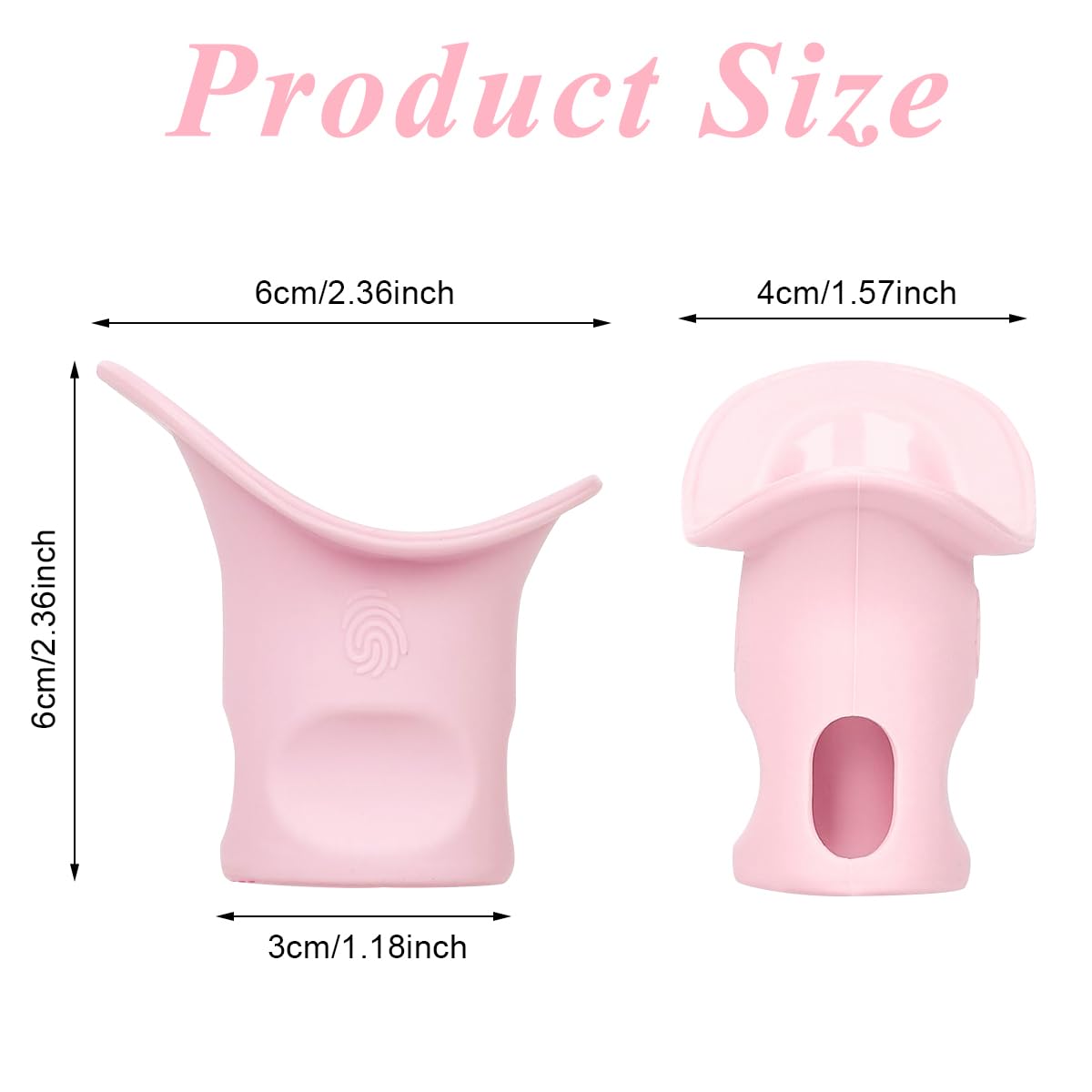 MAYCREATE® Eye Wash Cup Silicone Eye Cups for Eye Wash, Hanging Reusable Eye Cleaning Cup, 8ml Portable Eye Rinse Cup Squeeze Eye Care Cup with Scale - Pink