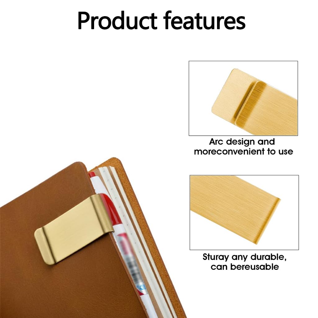 ZIBUYU Money Clip for Front Pocket Use with Slim Stainless Steel Design | Gold Finish