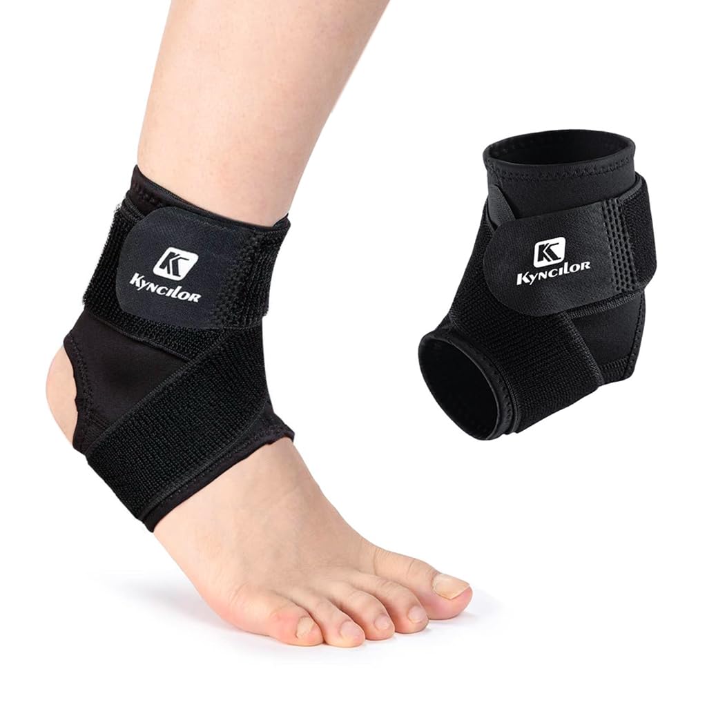 PROBEROS Ankle Brace for Pain Relief with Adjustable Compression Strap | Breathable Support for Sports and Recovery