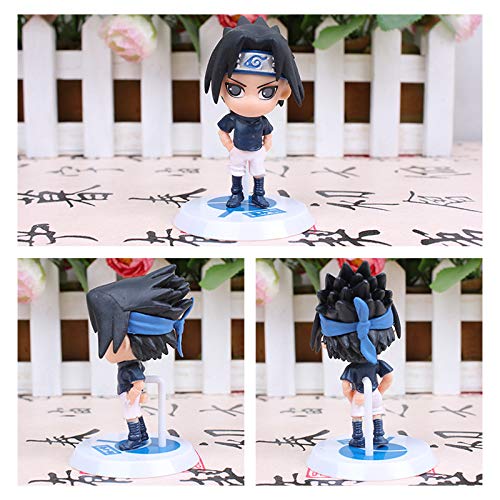 HASTHIP® Naruto Action Figures, Anime Naruto Action Figures Set PVC Action Figures Cake Decorating Items Christmas Gifts for Kids Girls Boys