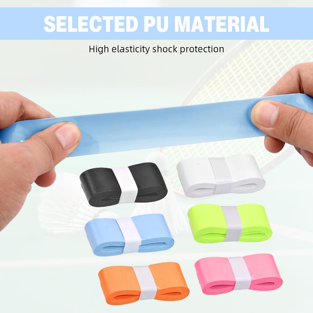 Proberos Badminton Grip for Tennis and Squash featuring Micro Perforated Anti Slip Tape | 6 Pcs