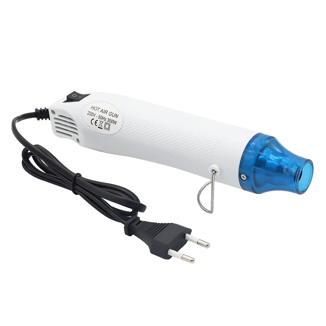 ELEPHANTBOAT® 300W Electric Multi Tool Mini Hot Air Blower Handheld Heat Gun for DIY Embossing, Resin Art, Shrink Wrapping, Clay Craft, Rubber Stamp, Drying Paint