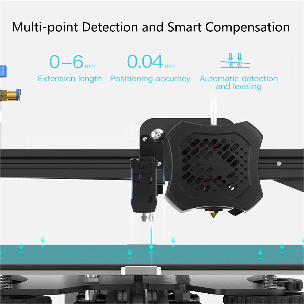 Verilux® Auto Bed Leveling Sensor Kit compatible with Main Board 3D Printer and Ender CR Touch, 3V2, 3 Pro, 3 Max, 5, 5 Pro and 32 Bit V4. 2.2/V4.2.7