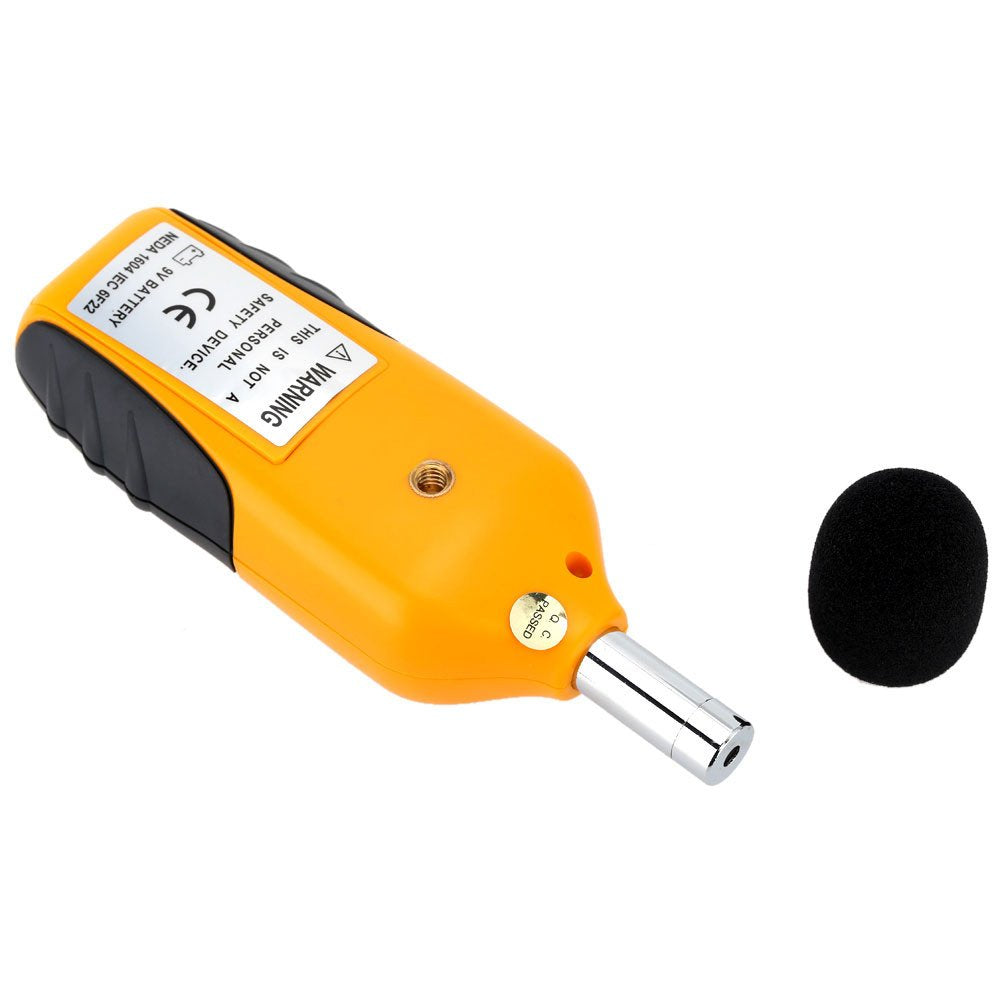 ZORBES Electric Digital Sound Level Meter for Noise Measurement featuring 40–130 dB Range and Self‑Calibration | LCD Display with 9V Battery