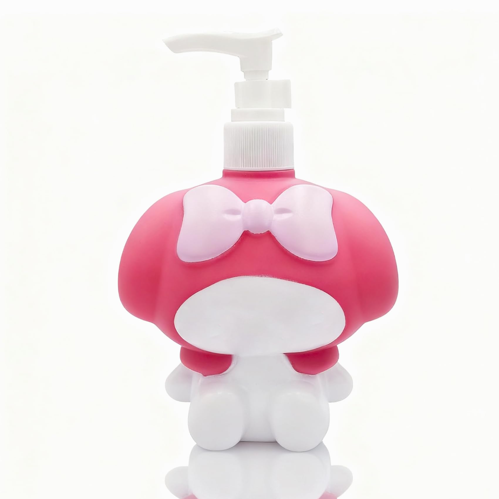 Supvox Liquid Soap Pump Bottle for Bathroom and Kitchen with 350ml Capacity featuring PP Material | Cute Cartoon Design