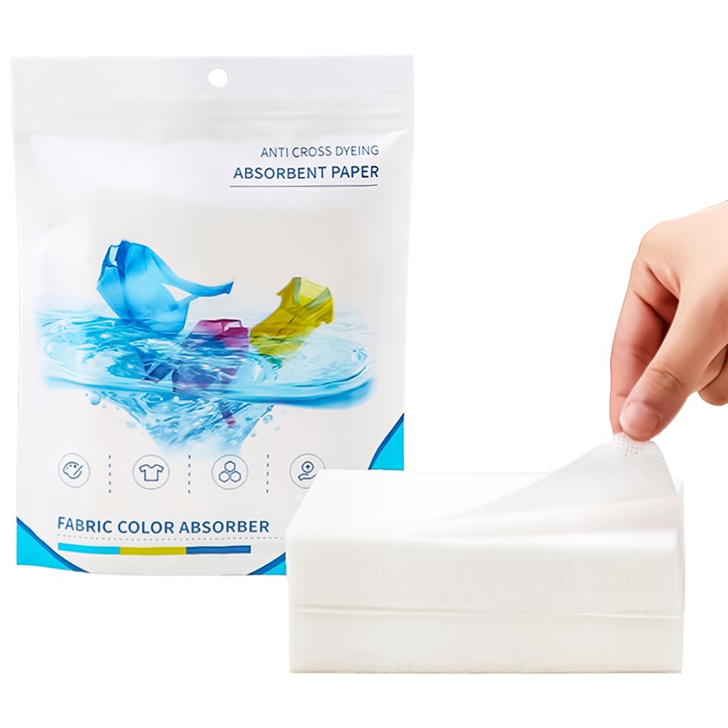 Supvox Fabric Color Absorb Paper for Mixed Laundry with Honeycomb Texture | 100 Wipes