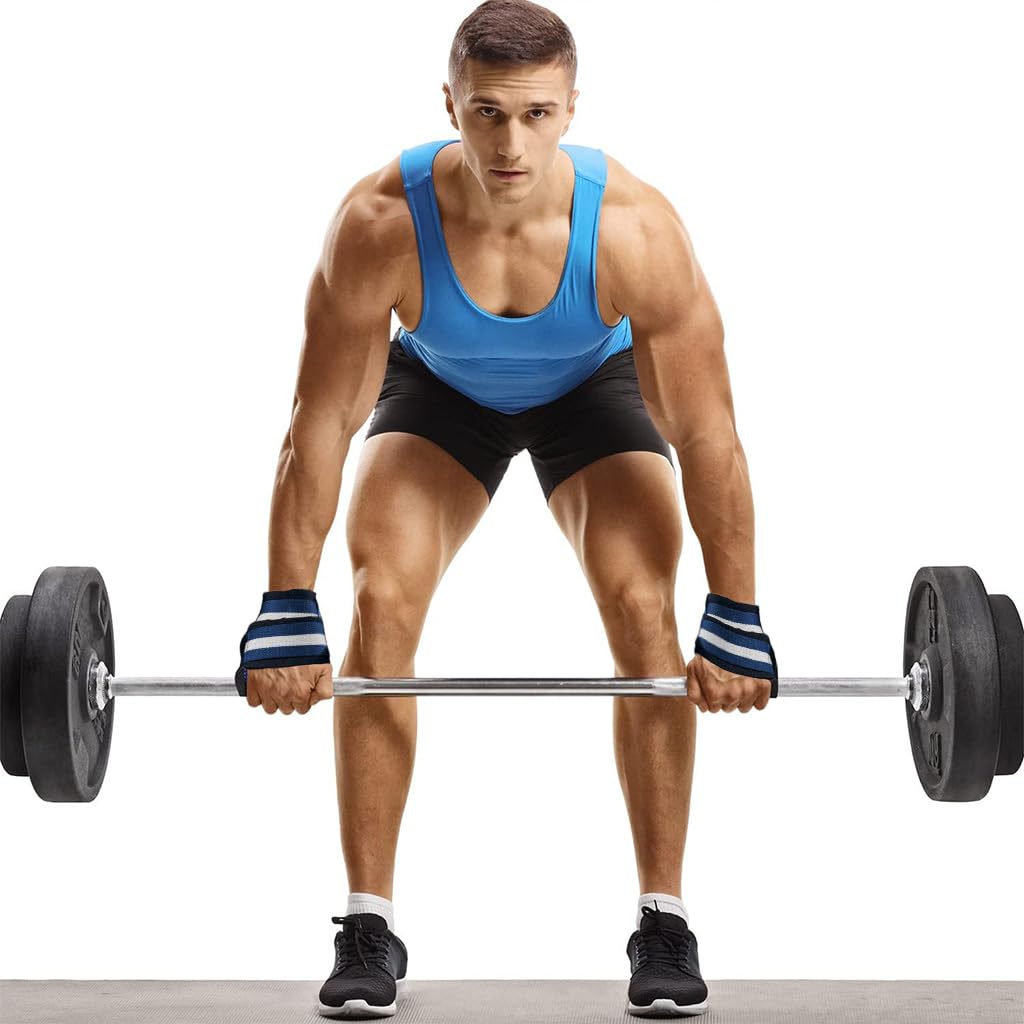 Optifit Deadlift Strap for Gym and Weight Lifting with Figure 8 Loop Design and EVA Padding