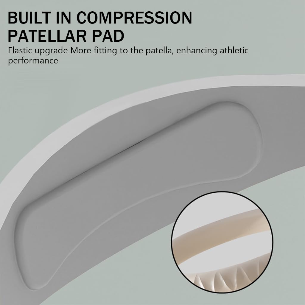 PROBEROS Patella Support Knee Brace for Pain Relief with Silicone Bands | 3 Pairs Unisex