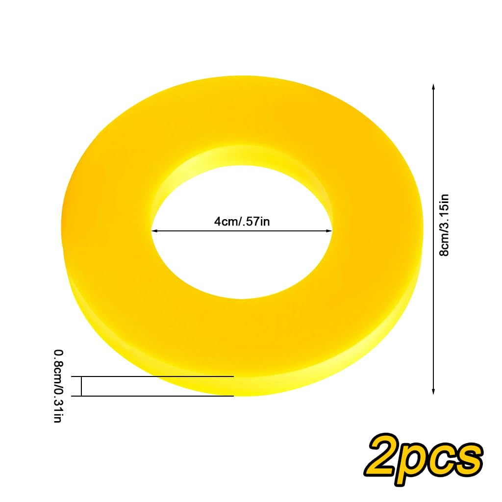 STHIRA Universal Shock Absorbers Rubber Ring Bushing for Cars with 8cm OD 4cm ID | Noise and Vibration Dampening Seal
