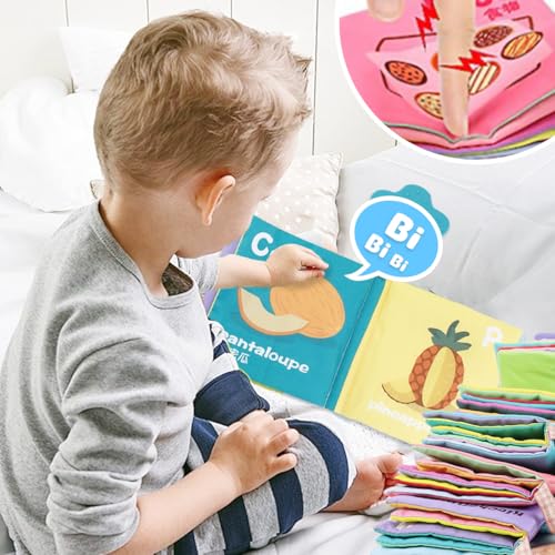 SNOWIE SOFT® Cloth Books for Babies 3 PCS