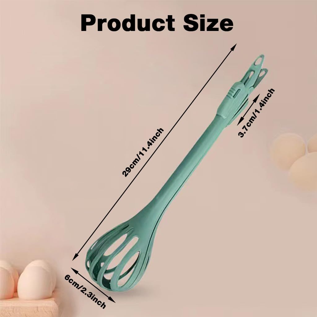 Supvox Kitchen Whisk 2 in 1 for Mixing and Serving featuring Long Handle Lock | Food Grade & Heat Resistant