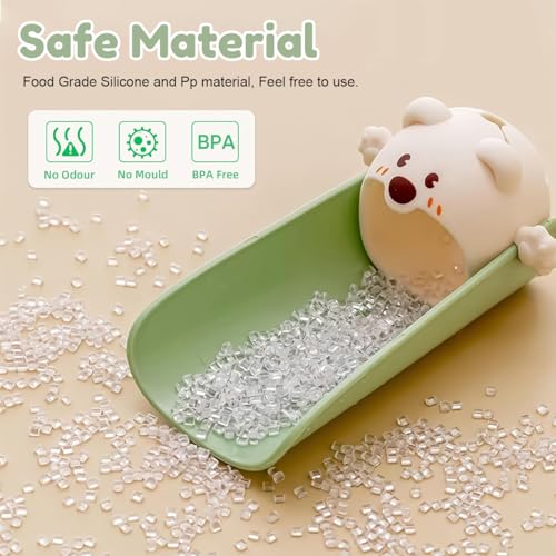 SNOWIE SOFT® Water Faucet Extender U-Channel Tap Spout Universal Clip-on Cartoon Baby Hand Washing No Installation Toddler Sink Green 3 PCS
