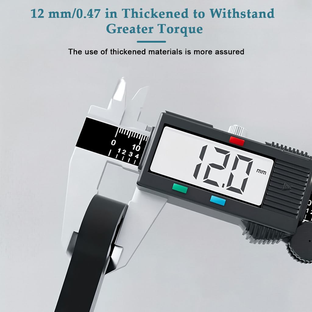 STHIRA Curved Torque Wrench Adapter Handle for Tight Space Access with Steel Extension Bar