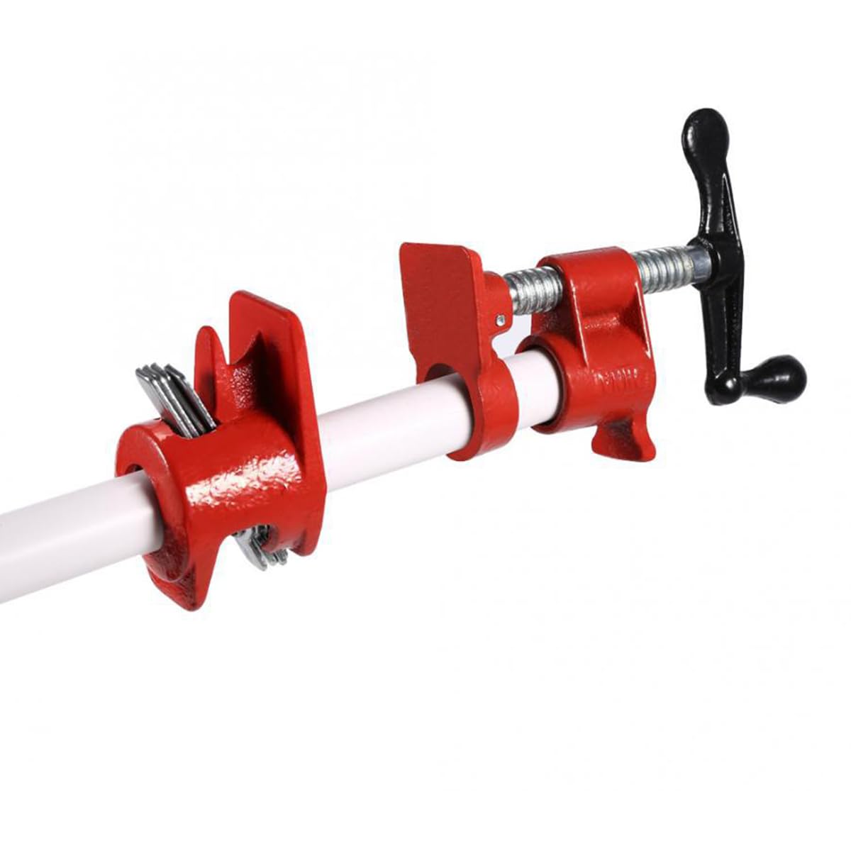 Serplex Pipe Clamps 1/2 in for Woodworking and Carpentry DIY Projects | Set of 2