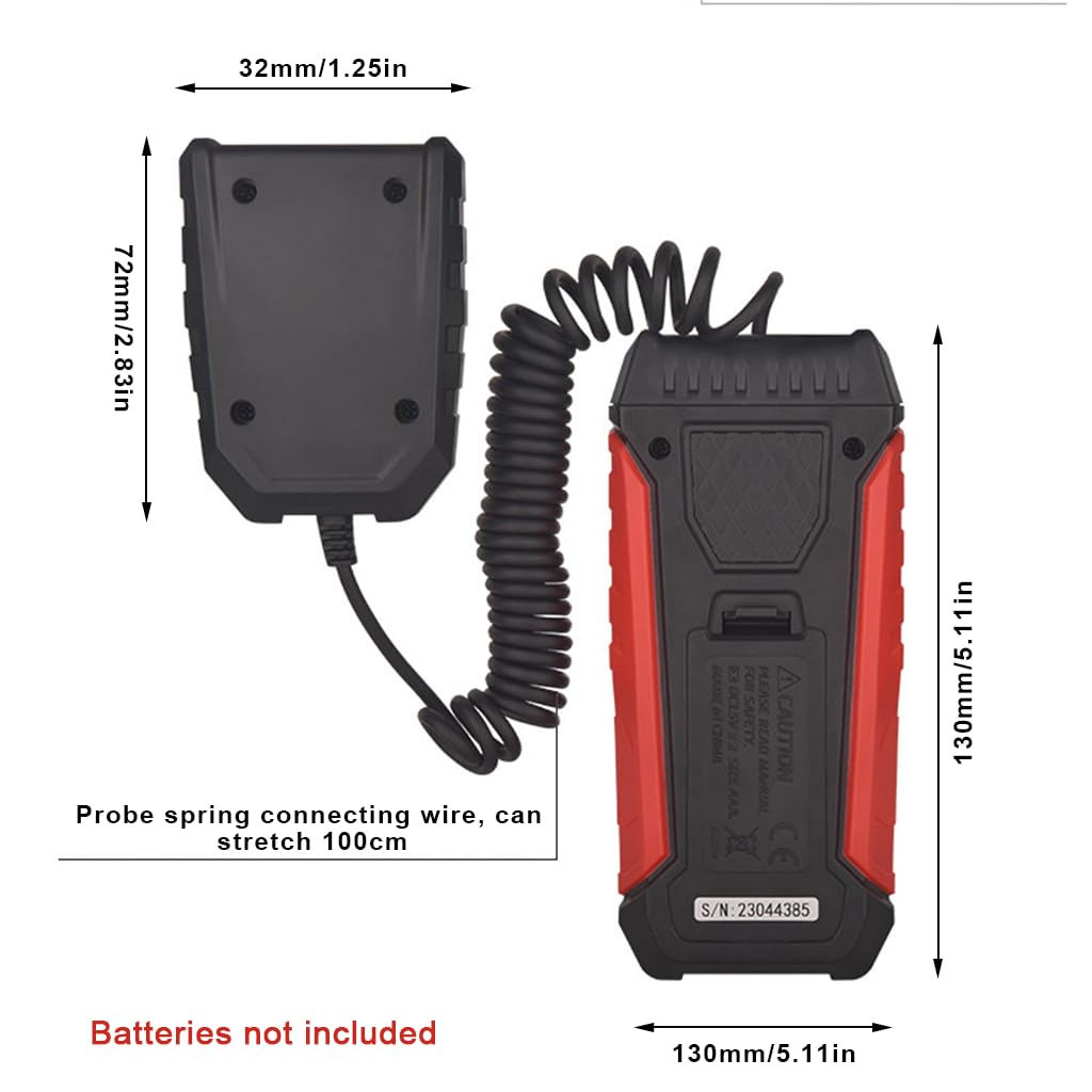 Serplex Digital Lux Meter for Plants and Headlights with Spring Coil Sensor | 0~200000 Lux Range