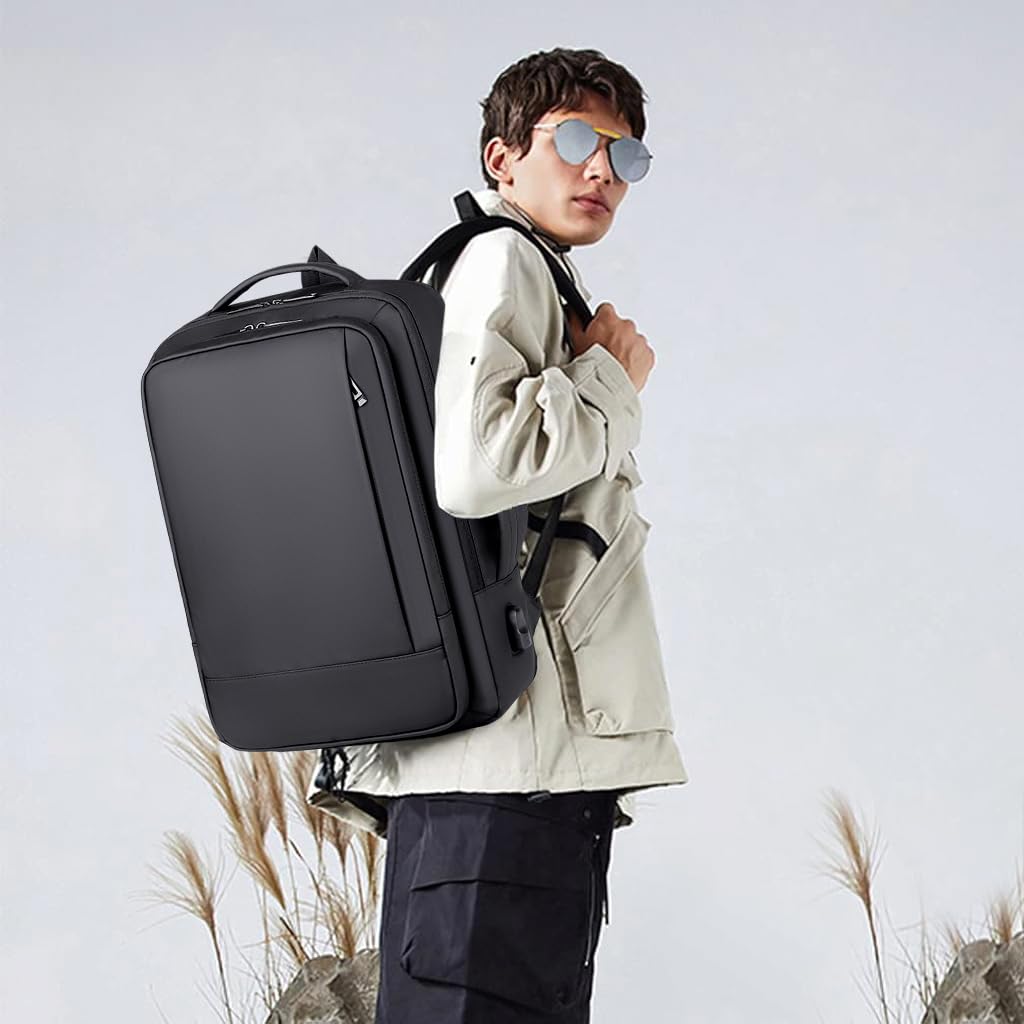 GUSTAVE Laptop Backpack for Travel and Office with 20–35L Expandable Design | Oxford Cloth