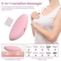 SNOWIE SOFT® Lactation Massage with Heat Breast Massager for Breast Feeding Breast Dredging Accerate Milk Production Heating Breast Vibrant Massager with 3 Viberation Modes, Adjustable Temperature