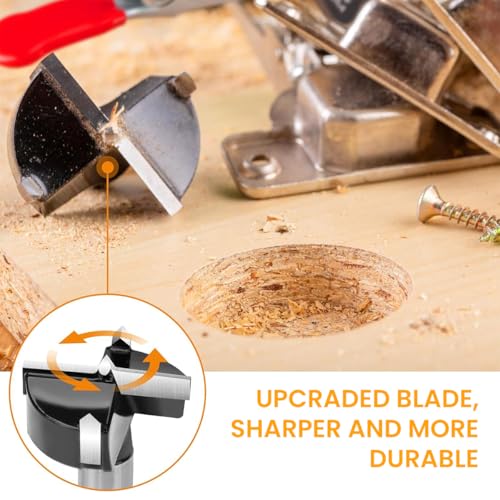 Serplex® Concealed Hinge Jig Carpenter Tool for Wood Work 35mm Woodworking Hole Drilling Guide Kitchen Aluminum Alloy Cabinet Door 2PCS