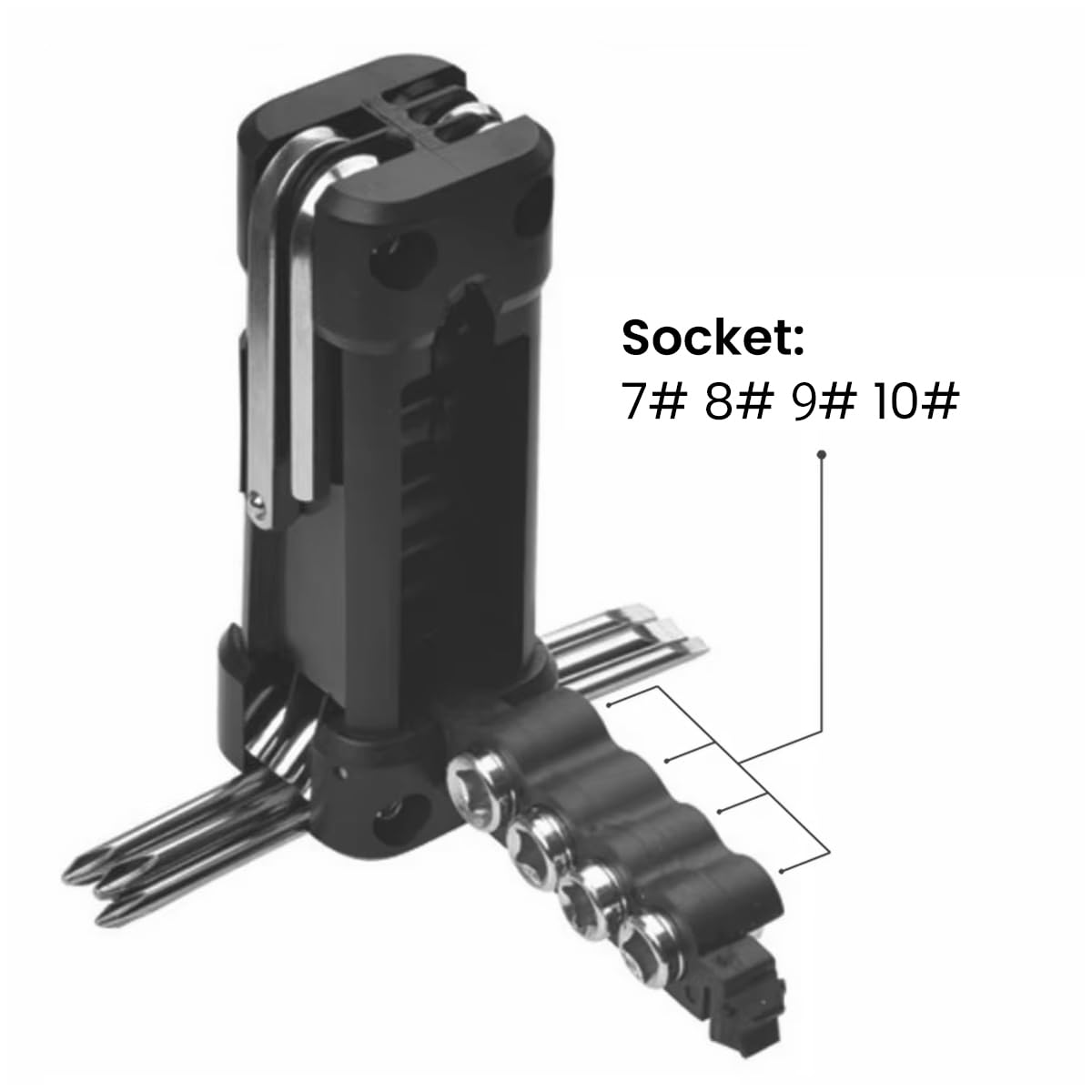 STHIRA Multi Tool for Bicycle Repair and Outdoor Tasks with Folding Design | Stainless Steel