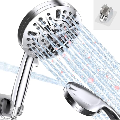 HASTHIP® High voltage electroplating handheld showerhead bathroom with 10 water outlet modes