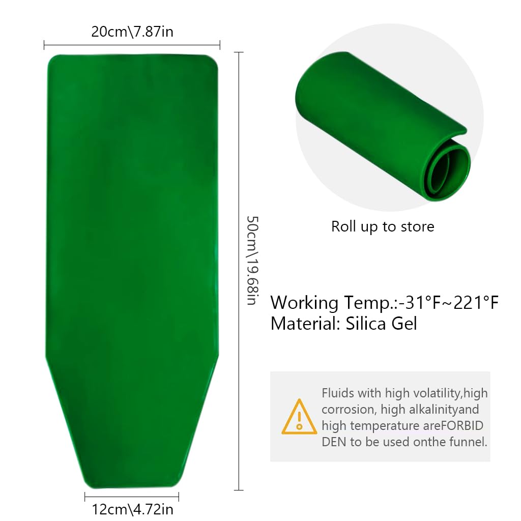 STHIRA Flexible Oil Transfer Panel for Oil Change and Refill 50x20cm featuring Bendable Rubber Design