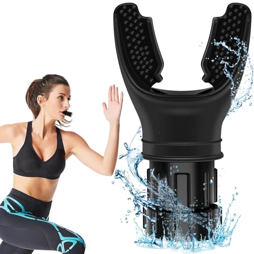 Proberos® Breathing Trainer Portable Muscle Exercise with Resistance Adjustable Easy to Clean and Use Improve Strength and Endurance 3 PCS