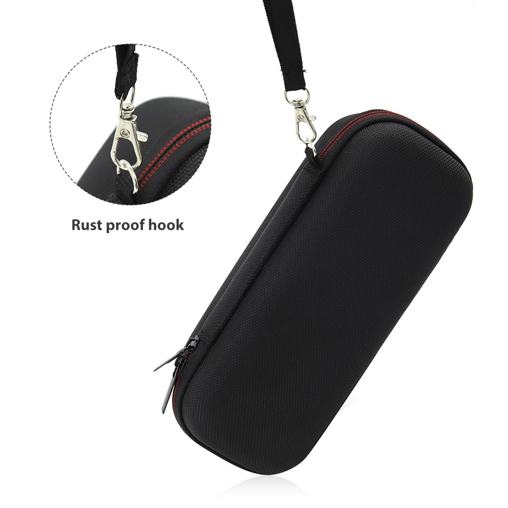 ZORBES Carry Case for Tribit XSound Go Bluetooth Speaker with EVA Hard Shell and Hand Strap | Travel Storage Bag with Plush Lining and Mesh Pocket