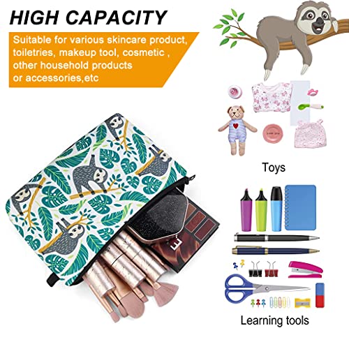 ELEPHANTBOAT® Polyester Multipurpose Organizer Zipper Cartoon Printed Makeup Beauty Cosmetics, Travel Toiletry, Pencil Pouch Bag for Women