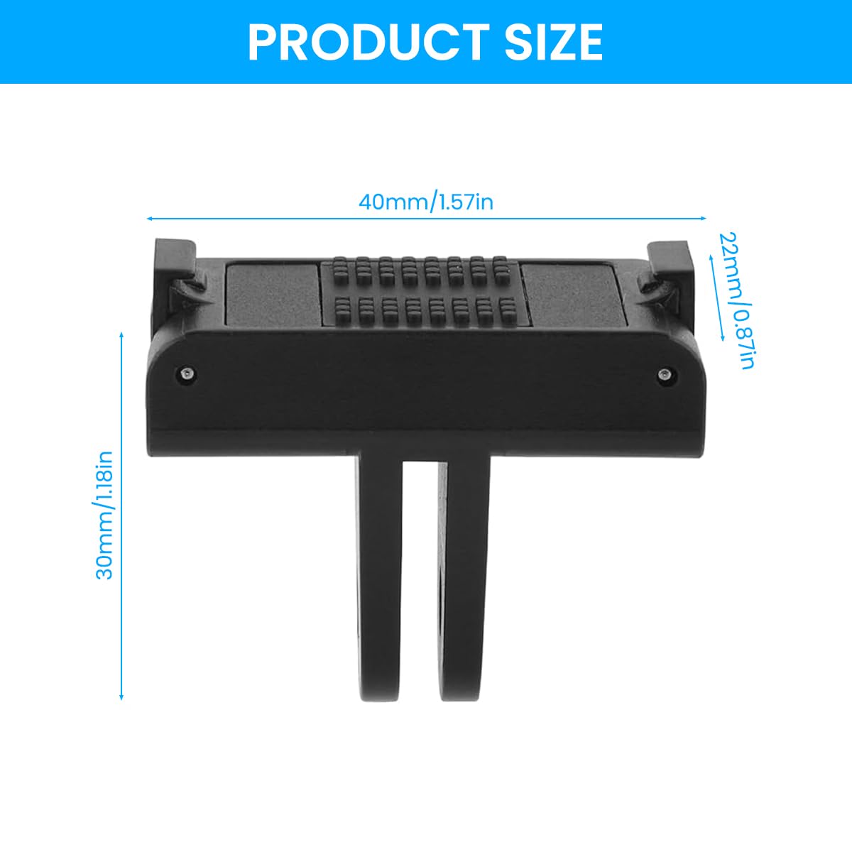 ZORBES Magnetic Adapter Mount for DJI Action Cameras featuring Strong Quick Release | 2PCS Set