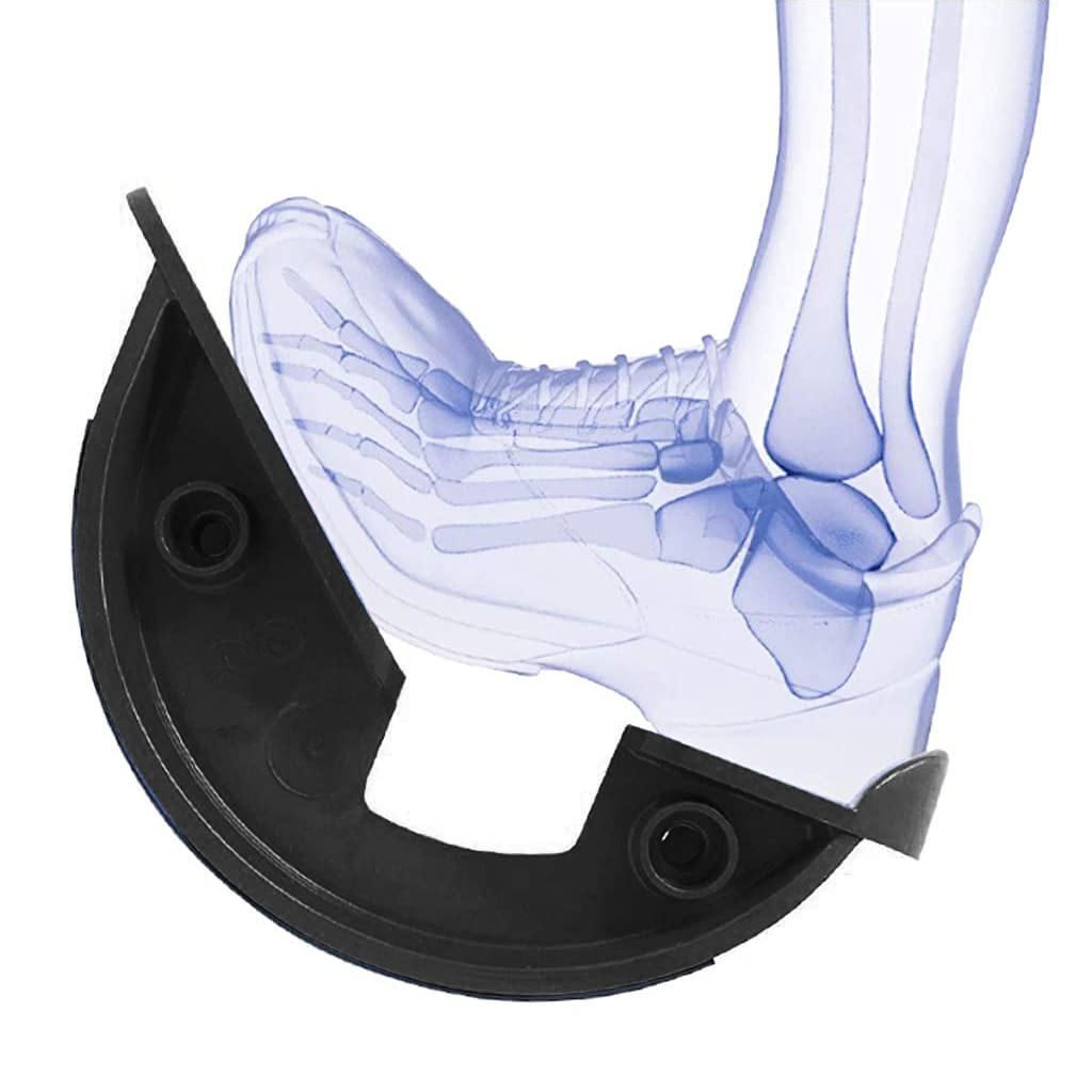 Optifit Calf Stretcher for Ankle Flexibility & Balance Training with Quiet Roller | 26 cm Plastic Device