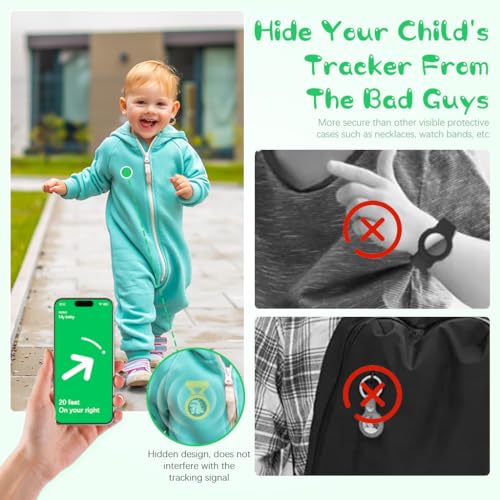 ZORBES® Waterproof AirTag Holder Cartoon Dino Yellow Brooch Pin Silicone Anti-Lost for Kids Luggage Bag Backpack 2PCS