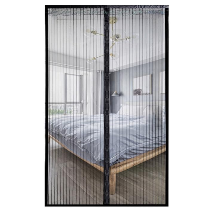 HASTHIP Magnetic Mosquito Net for Door 100x210cm with Auto Closing Magnets | Polyester Mesh