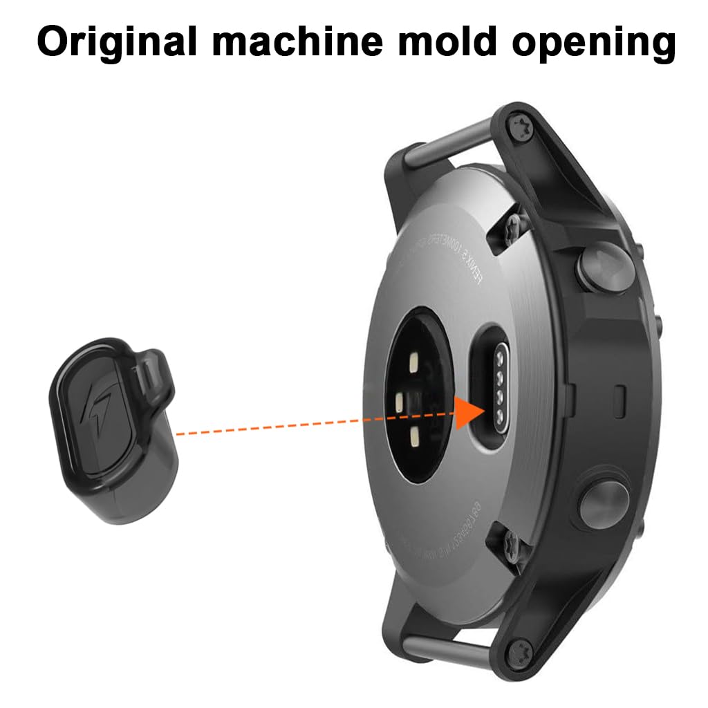 ZORBES Charger Port Protector for Garmin Fenix Series featuring Anti-Lost Fit | 10 Pack Silicone Dust Plug