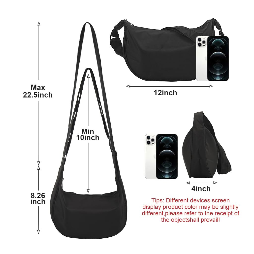 PALAY Small Sling Crossbody Bag for travel and daily use with adjustable strap | lightweight nylon design for women and men