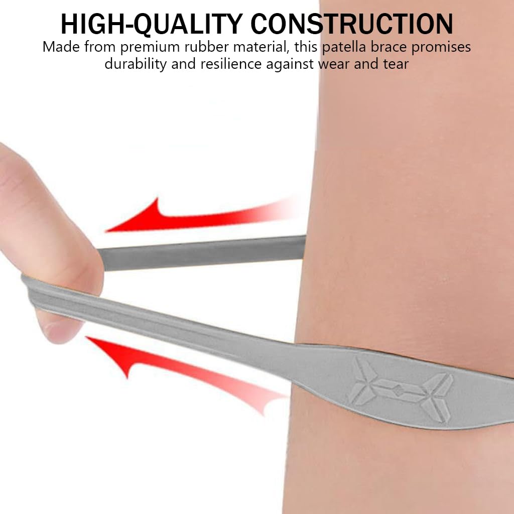 PROBEROS Patella Support Knee Brace for Pain Relief with Silicone Bands | 3 Pairs Unisex