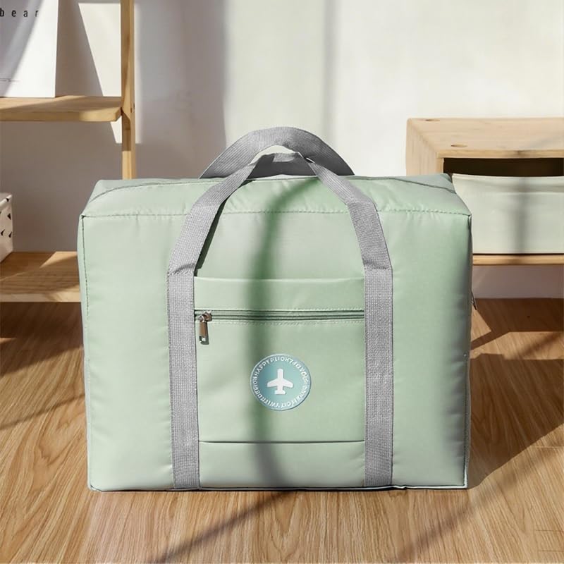 ZIBUYU Packable Travel Bag for Weekend Trips with Luggage Handle Sleeve and 45x35x17 cm Oxford Cloth Design