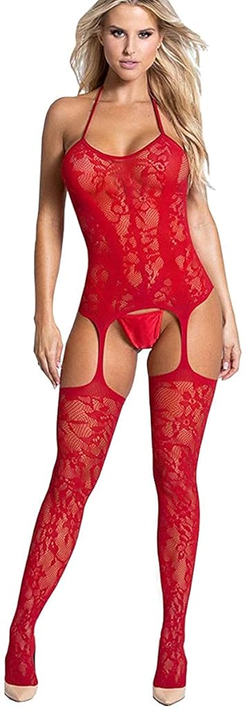 ZIBUYU® Women's Sexy Lingerie Set with Seductive Lingerie Jumpsuit and Underwear, Skin-Friendly Fabric Nightwear Perfect for Dating, Honeymoon, and Fun Lingerie Party