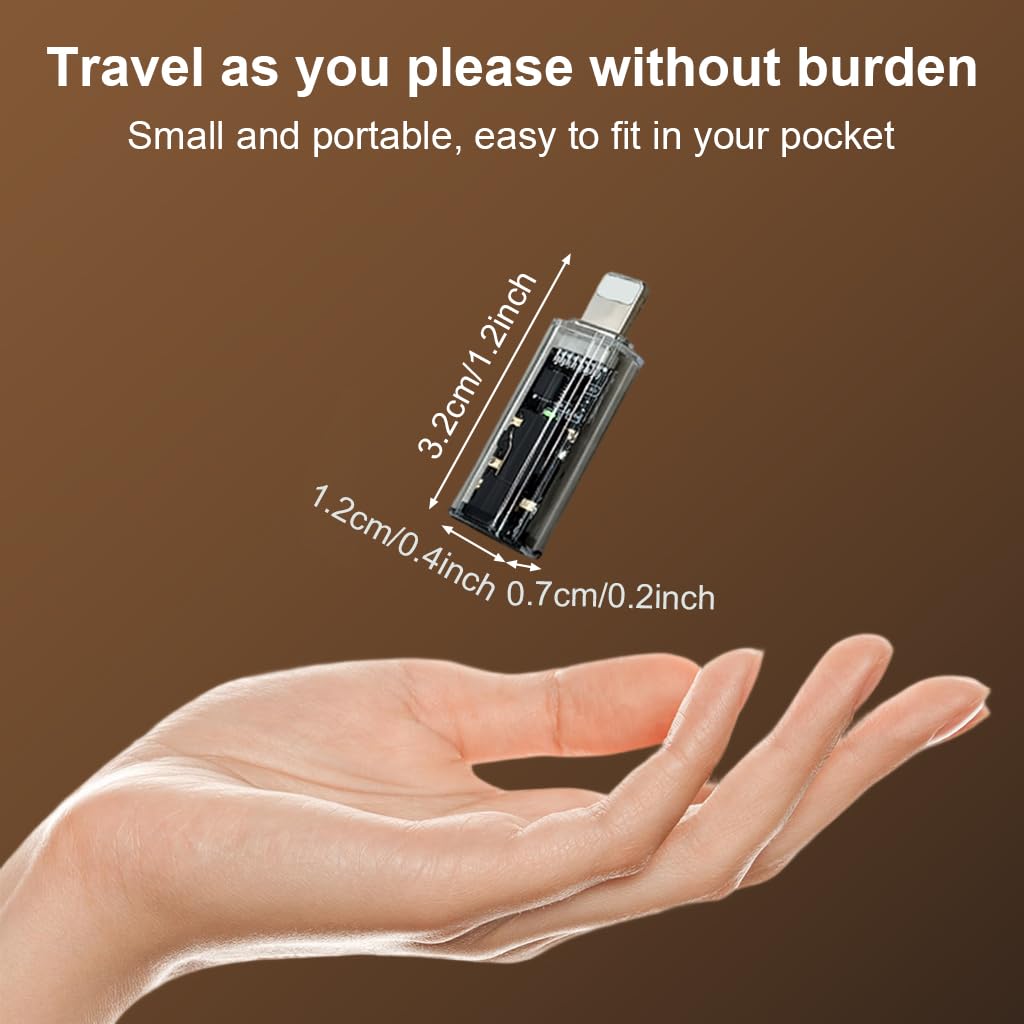 ZORBES Lightning to 3.5mm Audio Adapter for iPhone and iPad with 40mW Output | Plug & Play Wire Control